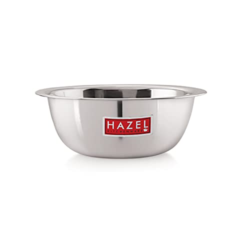 Image 8 of 1 / 2100 ML for the product HAZEL Stainless Steel Mixing Bowl