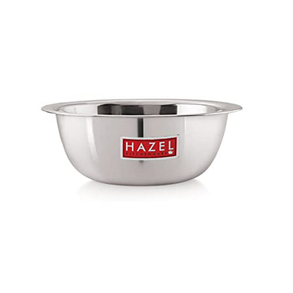 Image 8 of 1 / 2100 ML for the product HAZEL Stainless Steel Mixing Bowl