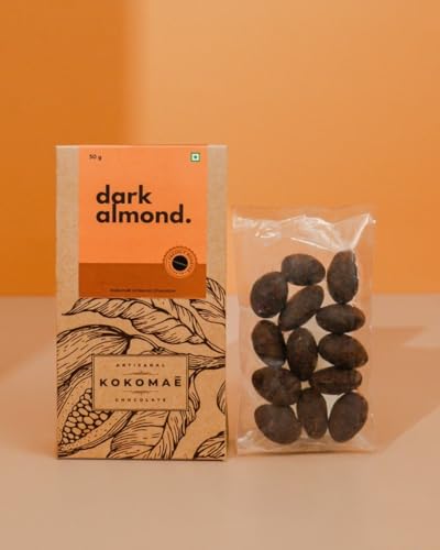 Image 5 of KOKOMAE Rakhi Gift Dark Chocolate Coated Almonds 50g