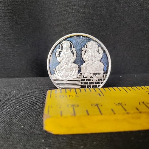 Image 4 of Dista Silvers Pure Silver Ganesh Lakshmi Coins 20g