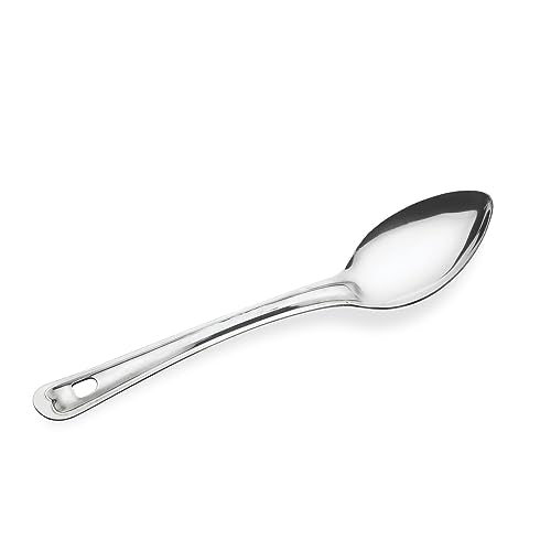 Image 1 of Default Title for the product Crystal Stainless Steel Basting Serving Spoon, Silver