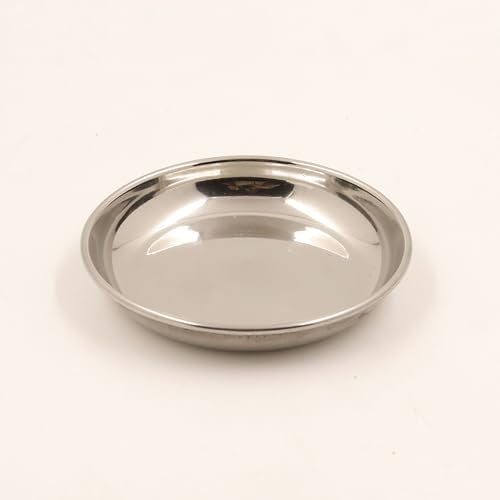 Image 7 of Spillbox Stainless Steel Halwa Plates