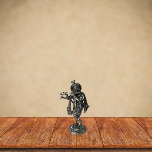 Image 2 of Dista Silvers Krishna Antique Idol 8.36g