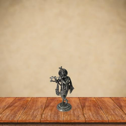 Image 2 of Dista Silvers Krishna Antique Idol 8.36g