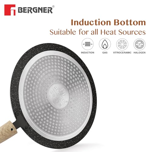 Image 5 of BERGNER Earth Black Non-Stick 26 cm Concave Roti Tawa