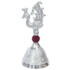 Image 1 of Default Title for the product Webelkart Premium HandiCrafted Peacock Silver Plated Pooja Bell