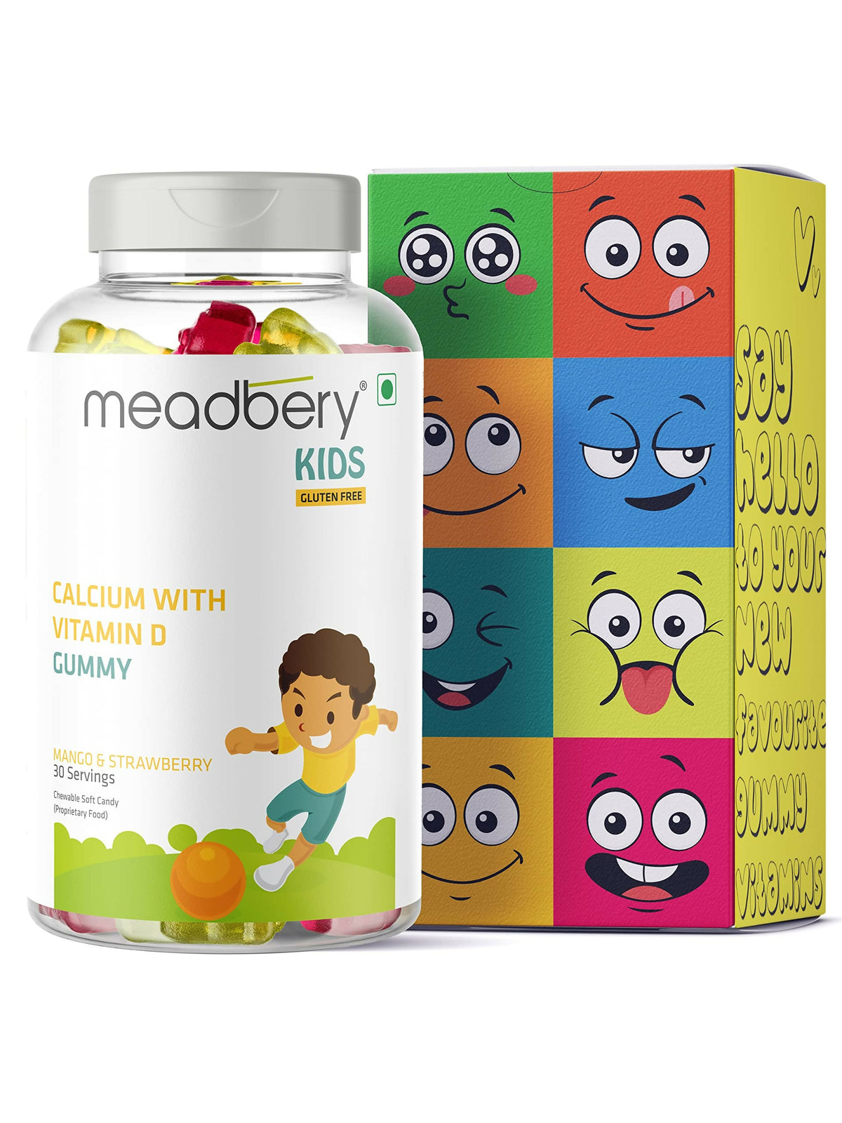 Image 1 of Meadbery Kids Calcium With Vitamin D Gummy
