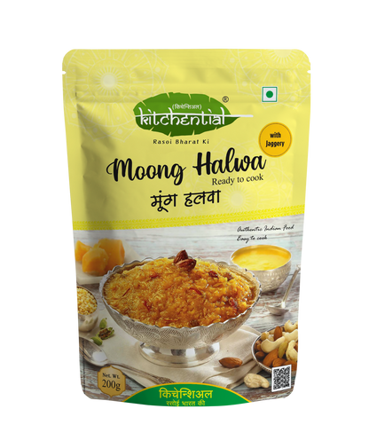 Image 1 of 200 / Pack of 2 for the product Kitchential Moong Halwa Mix with Jaggery
