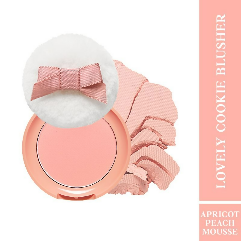 Image 2 of Etude House Lovely Cookie Pressed Powder Blush - Apricot Pea