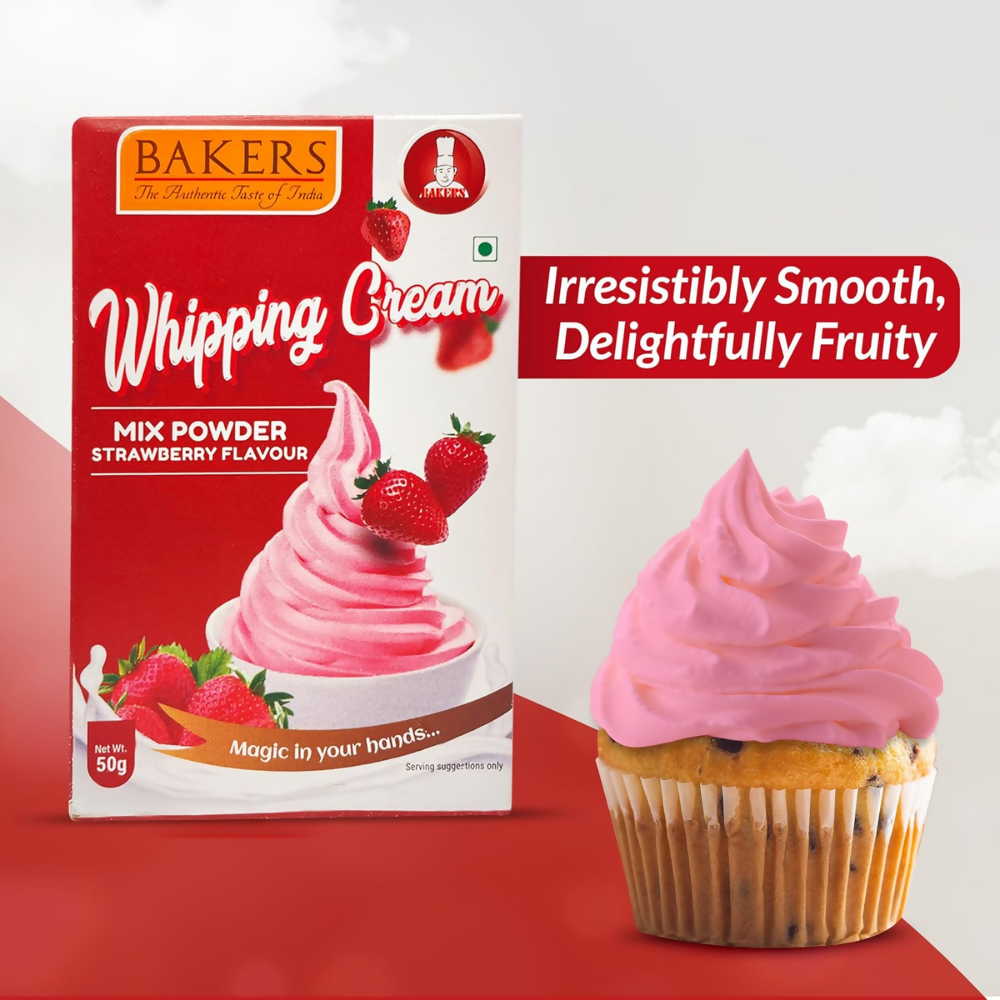Image 3 of BAKERS Whipping Cream Powder Mix - Strawberry