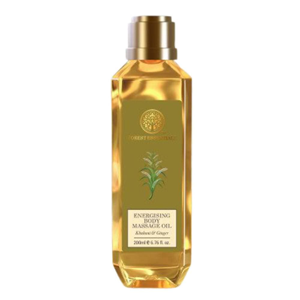 Image 1 of Forest Essentials Energising Body Massage Oil Khubani & Ginger