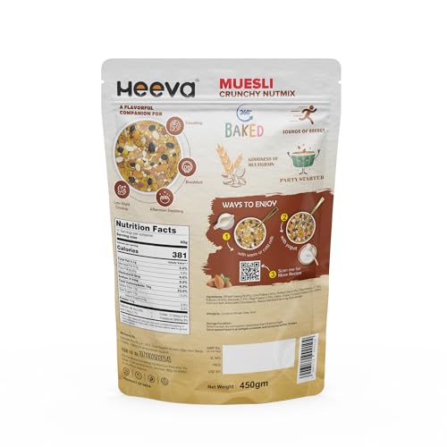 Image 3 of Heeva Muesli Crunchy Nut Mix 450g