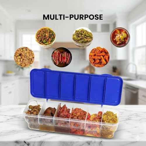 Image 6 of HomeWiz 6 Section Masala Box 1200ml