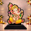 Image 1 of Default Title for the product Lord Ganesha Wooden MDF Printed Idol with Stand, 4 x 5 Inch, Pooja Room Decor, Home Temple Mandir Decoration, Religious Gift