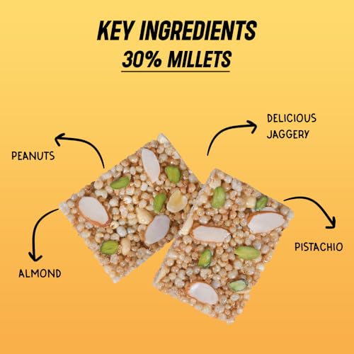 Image 5 of Roasty Tasty Pearl Millet Bars - Bajra Bite 150g