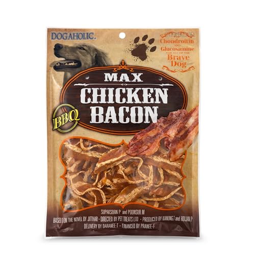 Image 2 of BBQ / 130 g (Pack of 1) for the product Foodie Puppies Dogaholic Chicken Bacon Treats for Dogs