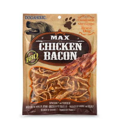 Image 2 of BBQ / 130 g (Pack of 1) for the product Foodie Puppies Dogaholic Chicken Bacon Treats for Dogs