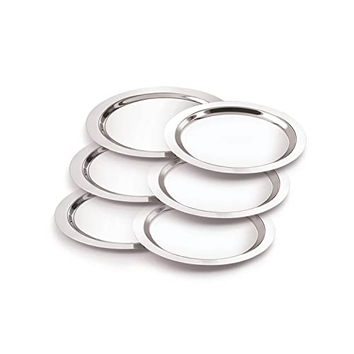 Image 5 of 25.5 cm / Set of 6 for the product neelam Stainless Steel Tope Cover/Ciba/Lid/Cheeba/Dhakan