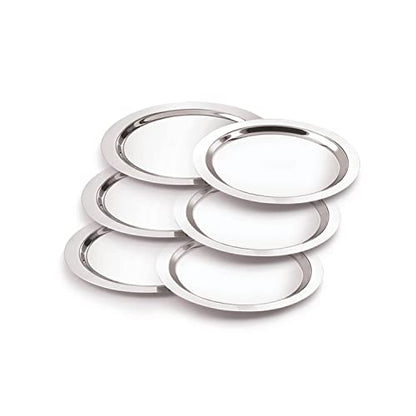 Image 5 of 25.5 cm / Set of 6 for the product neelam Stainless Steel Tope Cover/Ciba/Lid/Cheeba/Dhakan