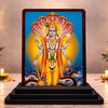 Image 1 of Default Title for the product 4x5 Inch Sheshnag Vishnu Wooden Idol with HD Print | Calm Energy Desk & Temple Decor