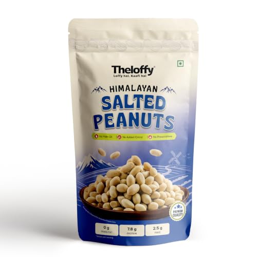 Image 1 of Default Title for the product THELOFFY Himalayan Salted Masala Roasted Peanuts,Protein Snack,200g x 2