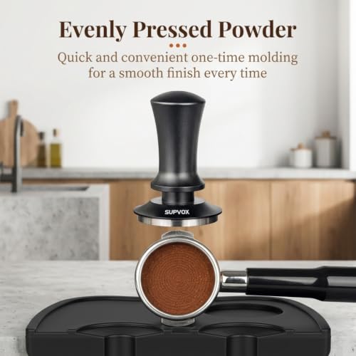 Image 7 of Supvox Coffee Tamper 51mm Stainless Steel Base Spring-Loaded Design