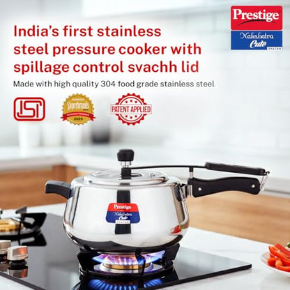 Image 3 of Prestige Stainless Steel Nakshatra Pressure Cooker
