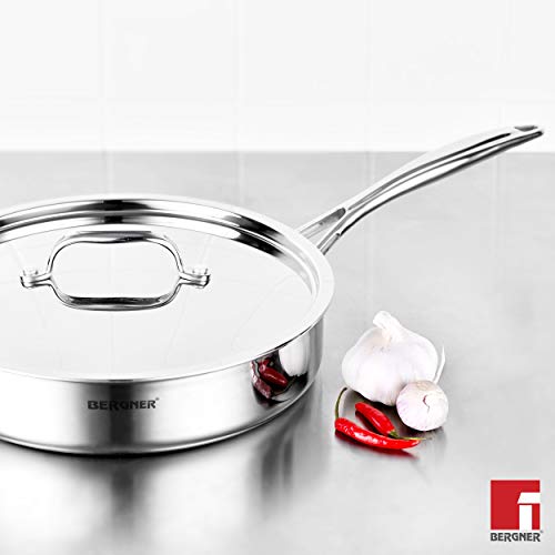 Image 8 of BERGNER Tripro Triply Stainless Steel Sautepan / Deep Frypan with Lid