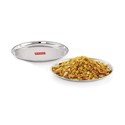 Image 9 of 21 CM / Set of 2 for the product HAZEL Stainless Steel Plates