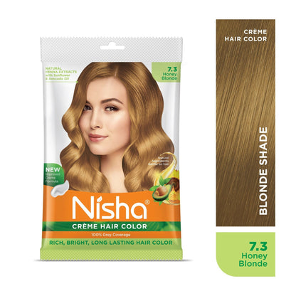 Image 2 of Nisha Creme Hair Color for Women - Honey Blonde