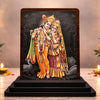 Image 1 of Default Title for the product Radha Krishna Wooden Idol for Pooja Room 4x5 Inch HD Printed Serene Meditation Decor