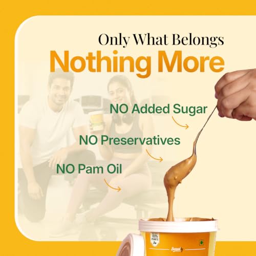 Image 6 of Swaadly All Natural Crunchy Peanut Butter 900 g