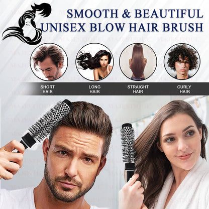 Image 2 of Majestique Blow Dry Hair Roller Brush Large Ceramic Ion Brush Drying Straightening Curling