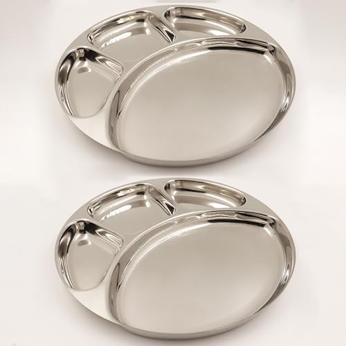 Image 18 of Spillbox Stainless Steel Tiffin Plate