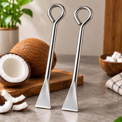 Image 5 of Velmora Coconut Breaker Tool for Kitchen & Coconut Scraper Manual