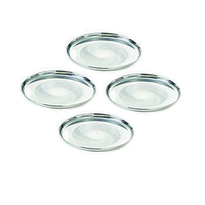 Image 1 of Default Title for the product neelam Stainless Steel Diamond Buffet Plate 20 cm Set of 12