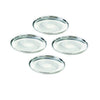 Image 1 of Default Title for the product neelam Stainless Steel Diamond Buffet Plate 20 cm Set of 12