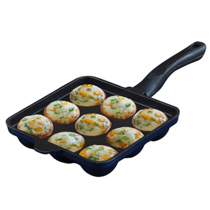 Image 1 of Default Title for the product Vinod Aluminium Non Stick Kuzhi Paniyaram Pan - 9 Cups, 17.5cm