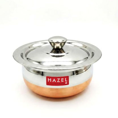 Image 7 of HAZEL Copper Bottom Handi Small 850 ml with Lid