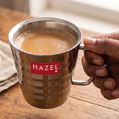 Image 7 of 300 ML / Silver / Set of 1 for the product HAZEL Stainless Steel Coffee Cup