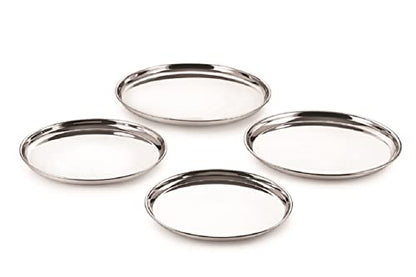 Image 7 of neelam Stainless Steel Buffet Plate 25 cm Set of 6