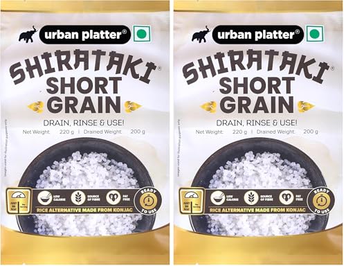 Image 2 of 220 g (Pack of 2) for the product Urban Platter Shirataki Short-Grain Rice