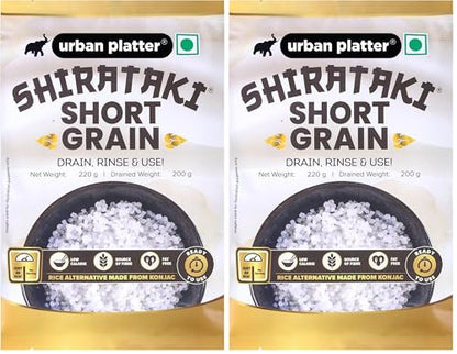 Image 2 of 220 g (Pack of 2) for the product Urban Platter Shirataki Short-Grain Rice