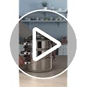 Image 5 of Solimo - Stainless Steel 2 Tier â Steamer / Idli Cum Modak Maker With Glass Lid- 20 Cm | 3 Liters | Induction Base | Silver