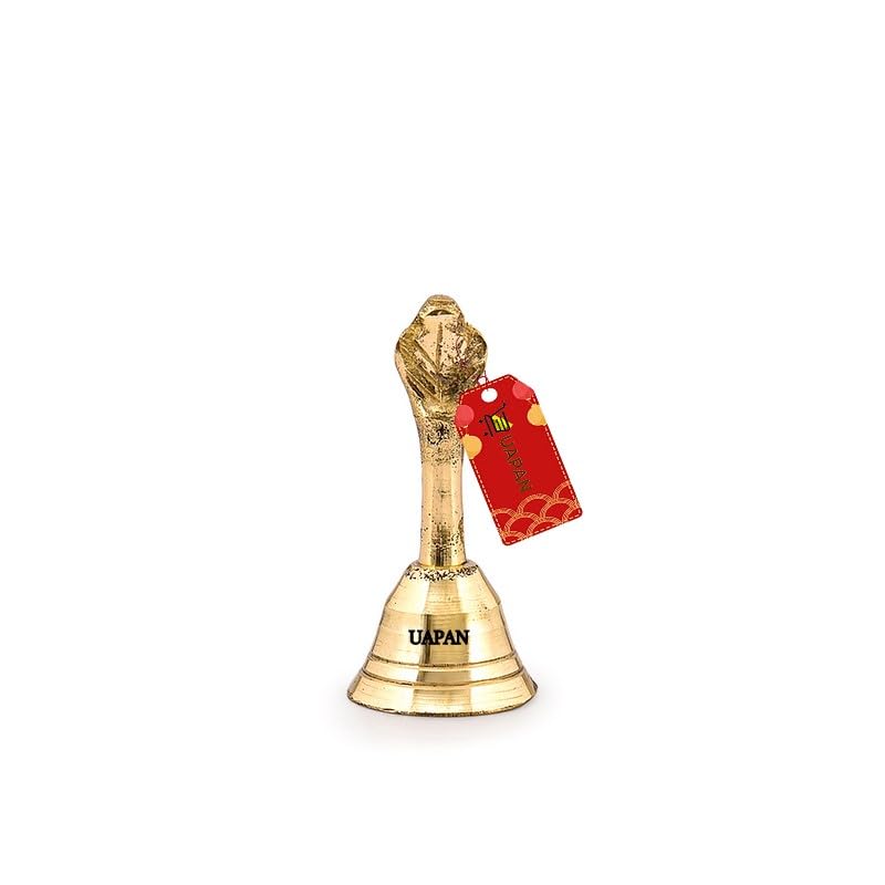 Image 9 of Uapan Brass Nagpari Garun Puja Bell
