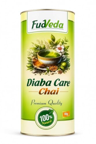 Image 1 of Default Title for the product FudVeda Premium Natural Loose Leaf Tea Authentic Tea Blend Rich Aroma & Smooth Taste Hygienically Packed Daily Refreshment (Diaba Care Chai)