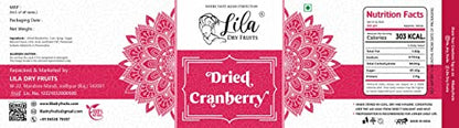 Image 4 of Lila Dry Fruits Californian Dried and Sweet Sliced Cranberries - 100 gm
