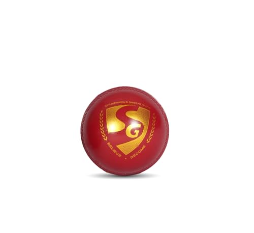 Image 1 of Red for the product SG Everlast Tec Synthetic Cricket Ball (Pack of 3)