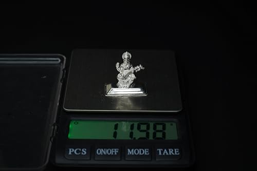 Image 5 of Dista Silvers Saraswathi Devi Idol 11.98 Grams