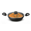 Image 1 of Default Title for the product Preethi Daily Collection Non Stick Kadai 24 cm, with Glass Lid, 5 Star Non Stick Effect, Grey
